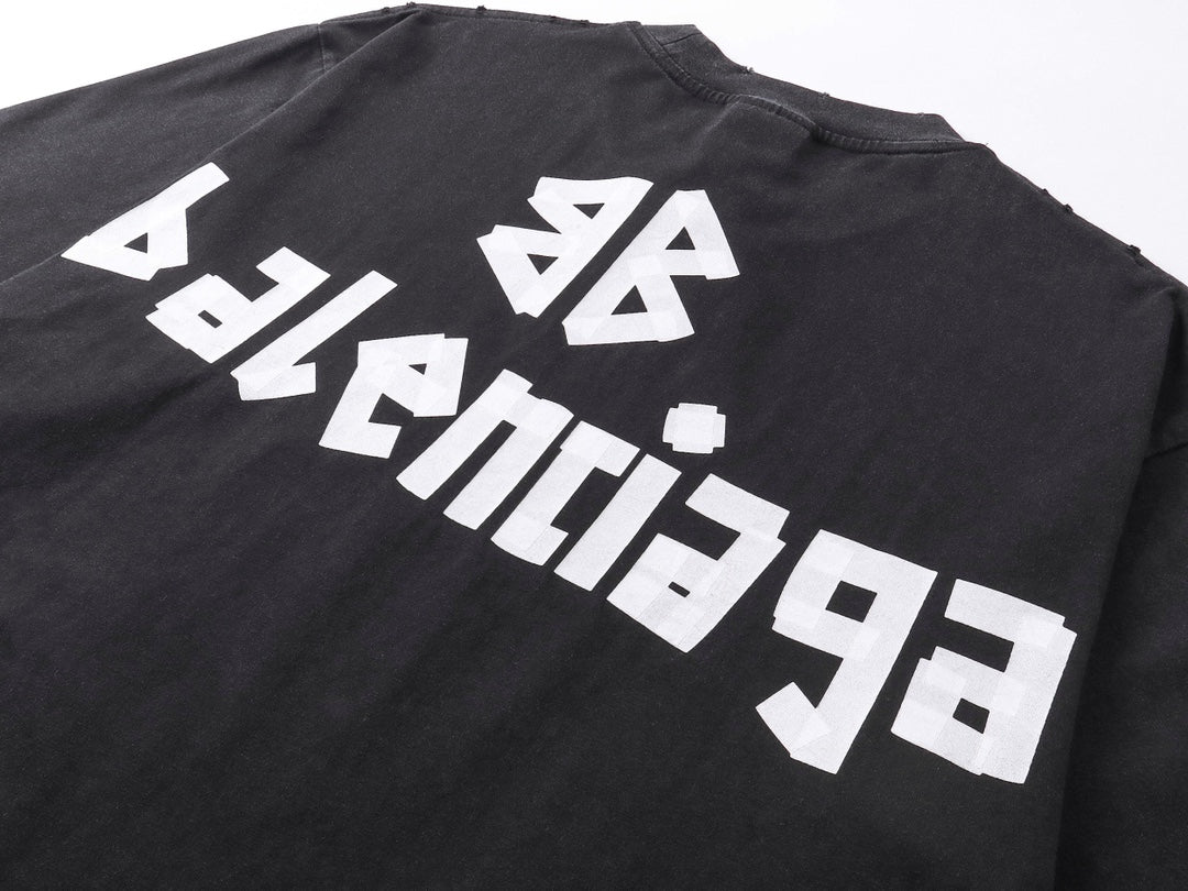 Classic letter print t-shirt