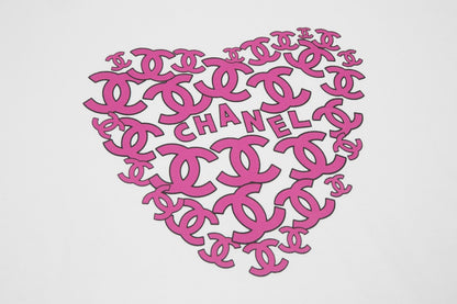 Heart printed T-shirt