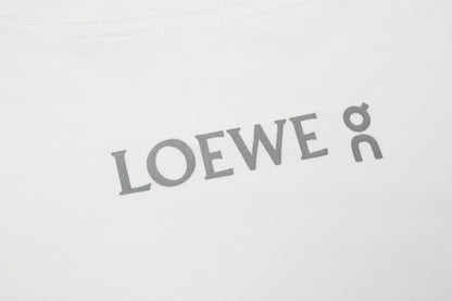 Fluorescent logo print T-shirt