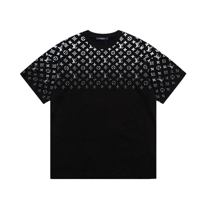 Gradient monogram print T-shirt